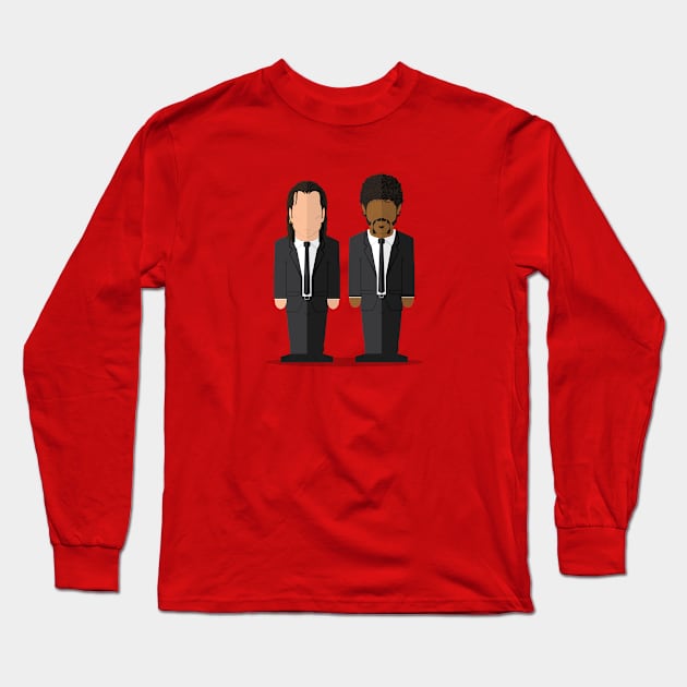 Pulp Fiction Minimalist Long Sleeve T-Shirt by hello@jobydove.com